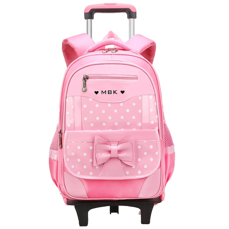 Kinderschooltassen kinderreistassen rolkoffer trolley schoolrugzak meisjesrugzak kinderboekentas 3 wielen schooltas