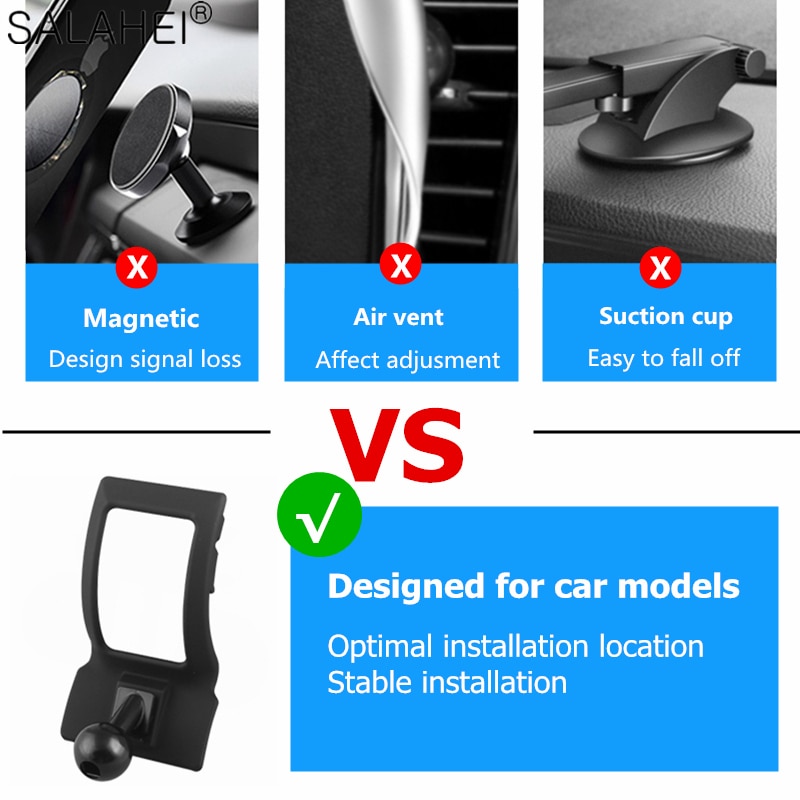 Cool Car Phone Holder For Toyota C-HR Car Air Vent Mobile Phone Holder Stand Mount Cradle Clip For CHR