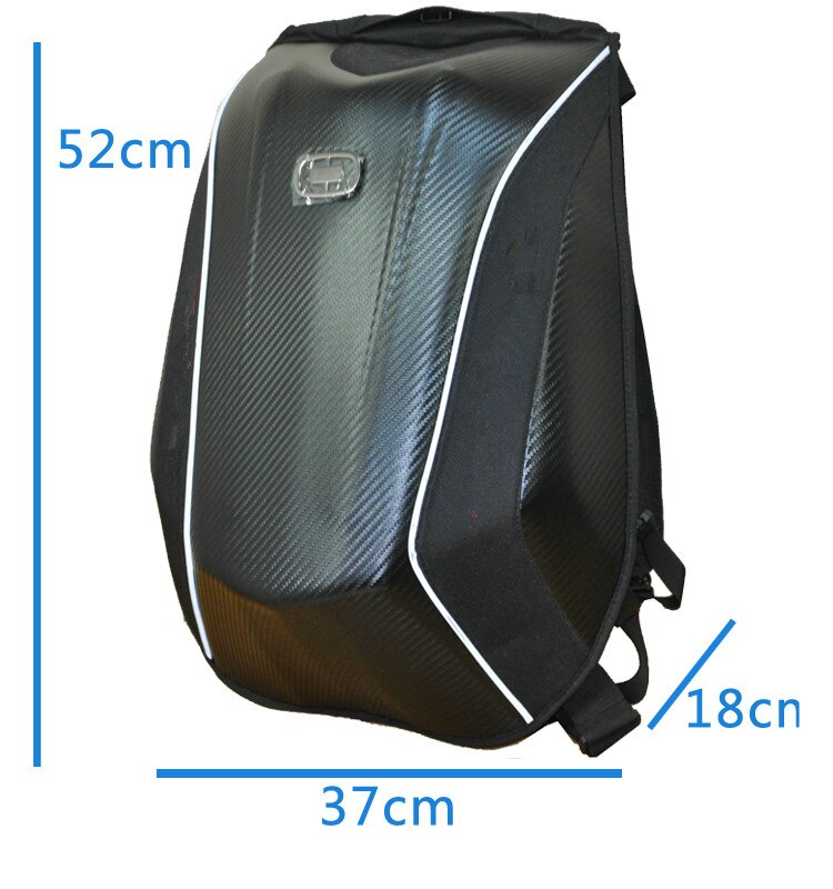 for OGIO Mach Motorcycle Riding Backpack Waterproof Carbon Fiber Hard Shell Motorcycle Backpacks