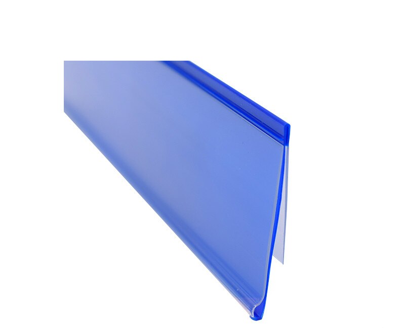 Clear PVC Data Label Holder Strip Plastic Price Tag Holder