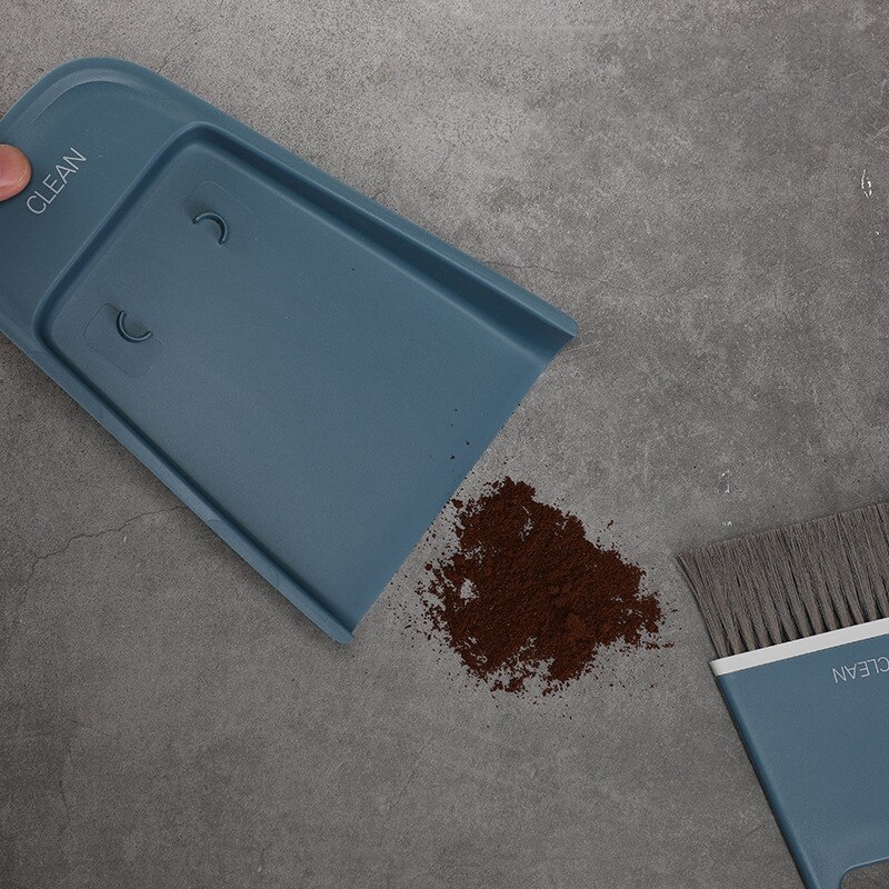 Coffee Grinder Powder Cleaning Brush Coffee Machine Brush Mini Bar Counter Brush Combination of Broom and Dustpan
