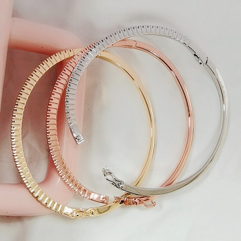 Beautyful Gold Farbe Zirkonia Armreifen Rose Gold Farbe Armbänder Silber Farbe Armreif Schmuck Für Frauen Geburtstag