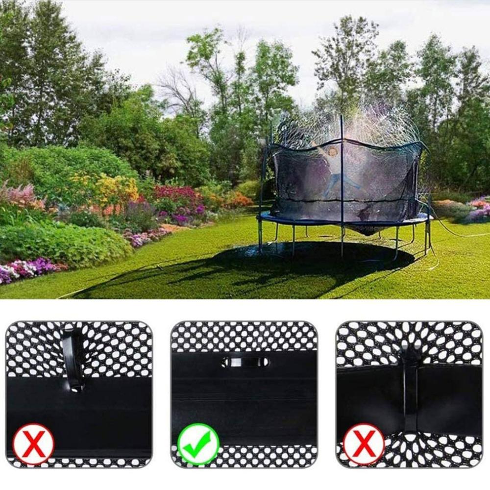 Summer Water Sprinkler Trampoline Sprinkler Outdoor Garden Water Games