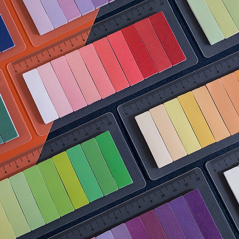 150 Sheets Rainbow Color Index Memo Pad Posted It Sticky Notes Paper Sticker Autocollant Deco Stickers Наклейки Канцелярия Plan