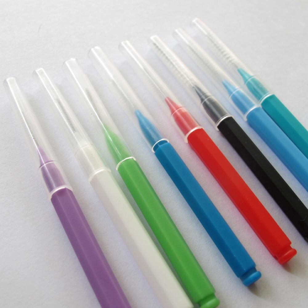 8pcs/Pack Interdental Brushes Adults Dental Floss Teeth Brush Dental Cleaning Brushes Adults Toothpick Dental Floss