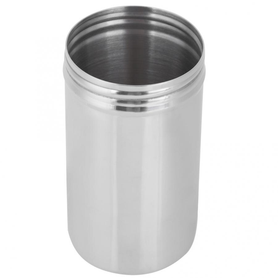 304 Stainless Steel Sealed Storage Jar Portable Tea Coffee Beans Container Glass Container Tea Box Green Tea Tins Canister