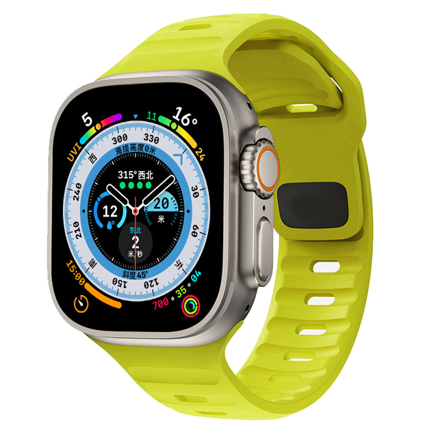 Silicone Strap For Apple Watch ultra Band 49mm 45mm 44mm 42mm 40mm 41mm 38 45 mm correa bracelet iwatch Series 9 8 7 6 5 4 3 se