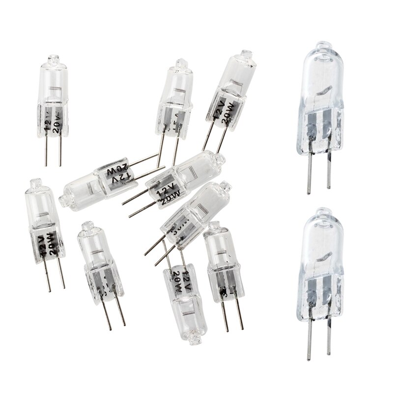 10X Lamp/Lamp Halogeen Capsule "Jc" 12V / 10W G4 Warm Wit & 10 X jc G4 12V 20W Clear Halogeen Capsule Lamp Gloeilampen