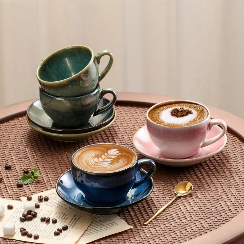 retro-Ofen-gedrehte Kaffeetasse aus Keramik, Cappu... – Grandado