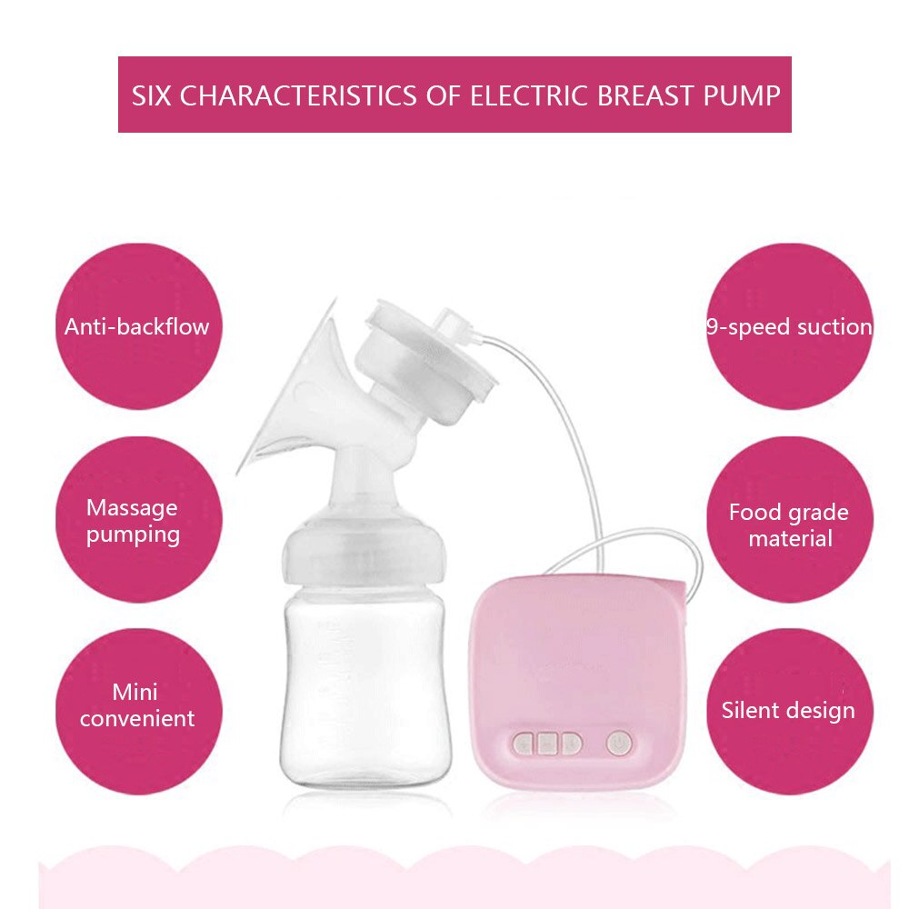 Oeak Rosa Automatische Milch Pumpen Elektrische Brust Pumpe Natürliche Saug Vergrößerer Bausatz Brust Fütterung Flasche USB Brust Pumpe