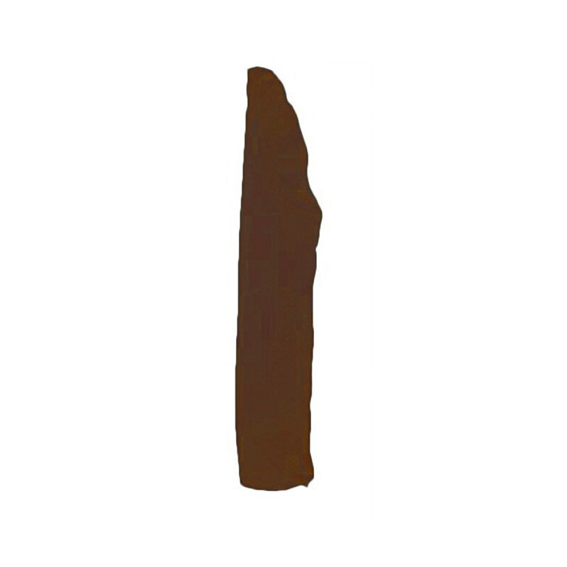 Cubierta impermeable para lluvia al aire libre, sombrilla a prueba de polvo, colorida, con cordón, funda protectora contra el polvo, duradera: coffee / 265-30-50 40cm