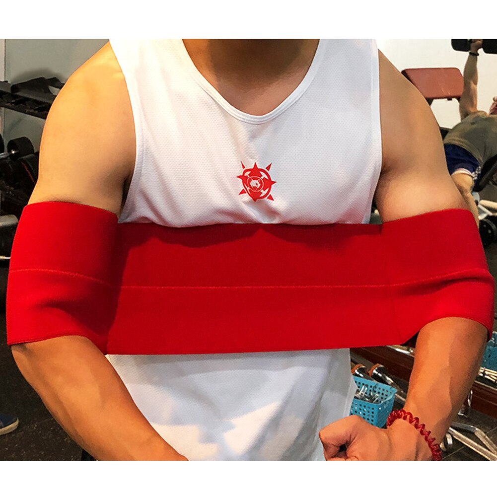 Adults Arm Bust Breast Bands Weight Lifting Bench Press Strap Training Biceps/Triceps Pro Red Heavy Duty High Elastic: Black