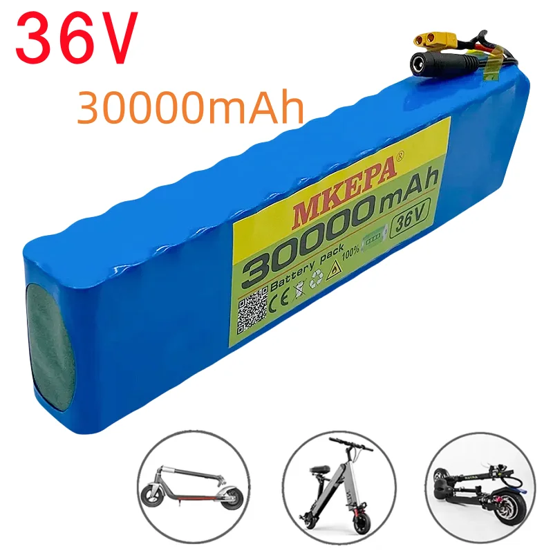 10S3P 36V 30000mAh 100% nowy akumulator litowo-jonowy odpowiedni do produktów elektrycznych, takich jak akumulator do skuterów
