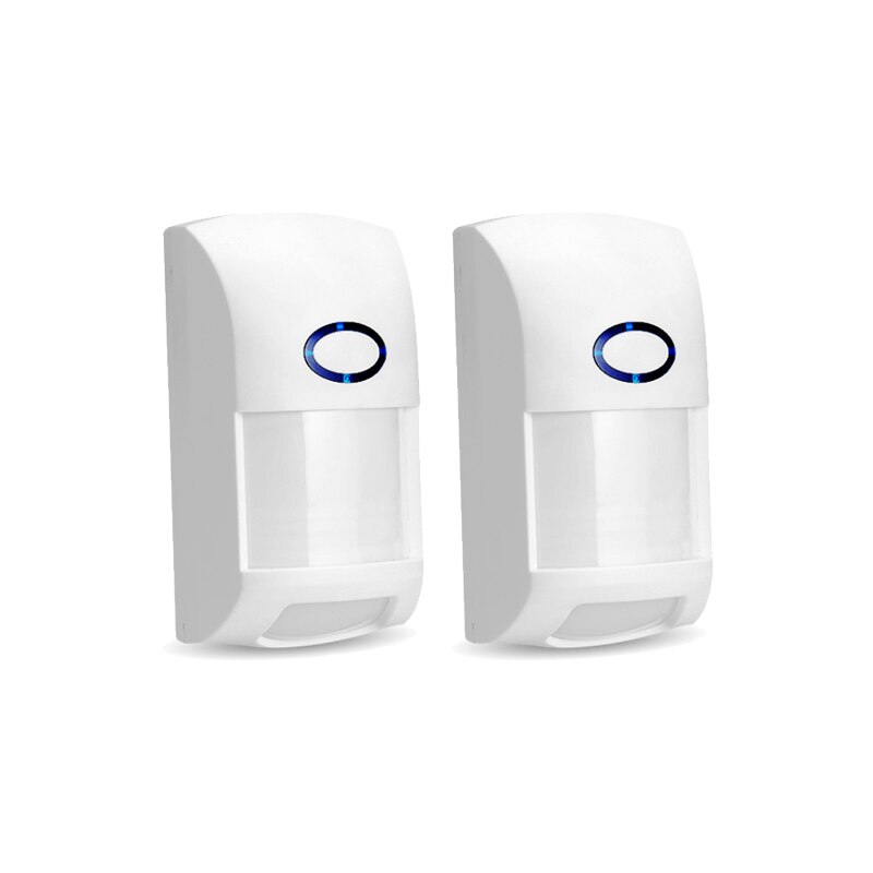 Smart Tuya Home WIFI Wireless Remote Infrared Motion Sensor Alarm Remote Control Compatible With Alexa Google Home PIR: 2PCS