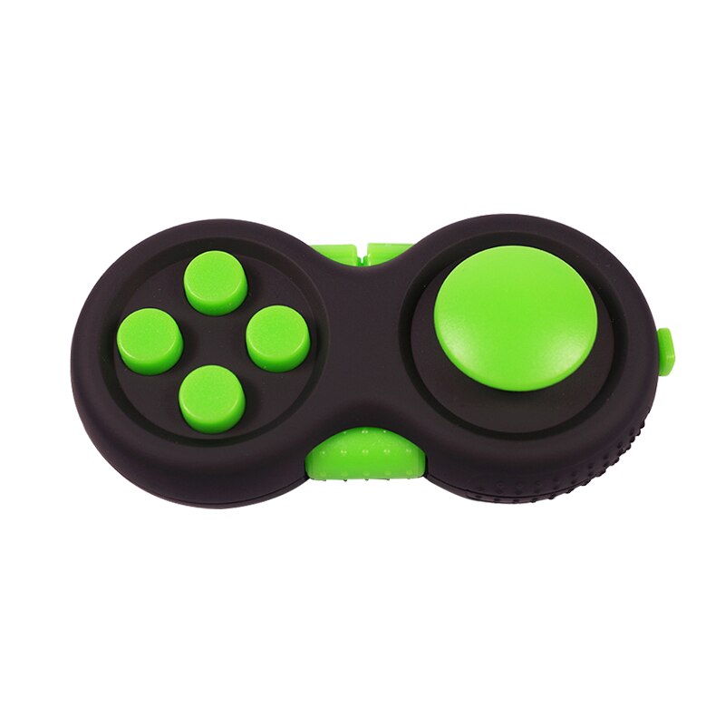 1Pc Game Fidget Pad Stress Reliever Squeeze Fun Magic Bureau Speelgoed Handvat Speelgoed Stress Decompressie Sleutel Mobiel: green