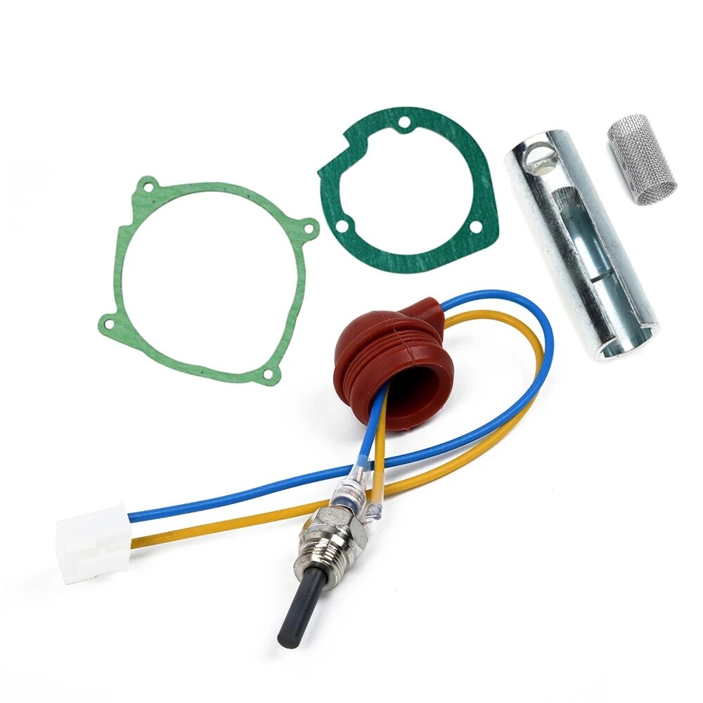 Juego de quemador de calentador de aire Coche diésel, llave de colador de enchufe incandescente de cerámica para calentadores de 1-5KW, Similar a Webasto Eberspacher