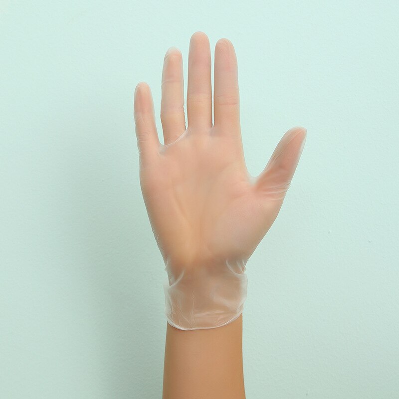 100Stck Lebensmittel Klasse Einweg Vinyl Handschuhe Anti-statische Kunststoff Handschuhe Für Lebensmittel Reinigung Kochen Restaurant Küche Größe s/m/l/xl