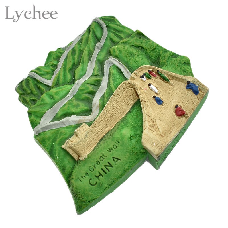 Lychee Life China Scenic The Great Wall Fridge Magnets Stickers Refrigerator Magnet Stickers Travel Souvenirs Home Decoration