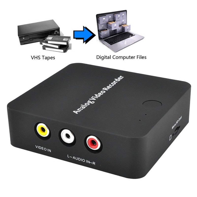 Ezcap 272 analog videooptager av capture video bånd overførsler til digitalt format vhs til digital converter til til  hi8, dvd, vcr