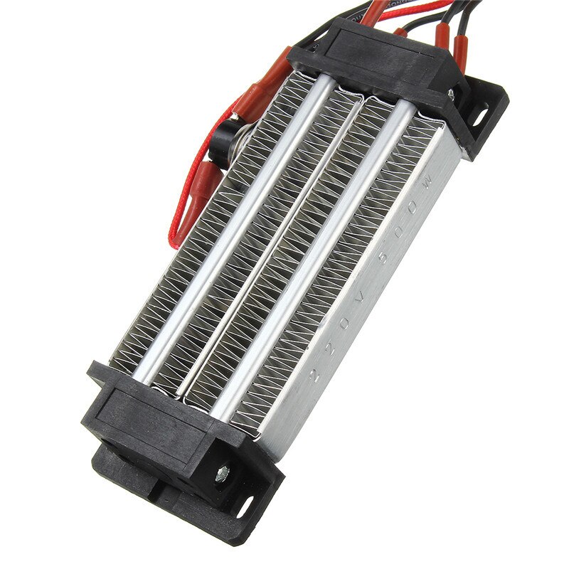 AC 220V 500W Electric Ceramic Thermostatic PTC Heating Element Heater Surface Insulation Constant Temperature Air Heating