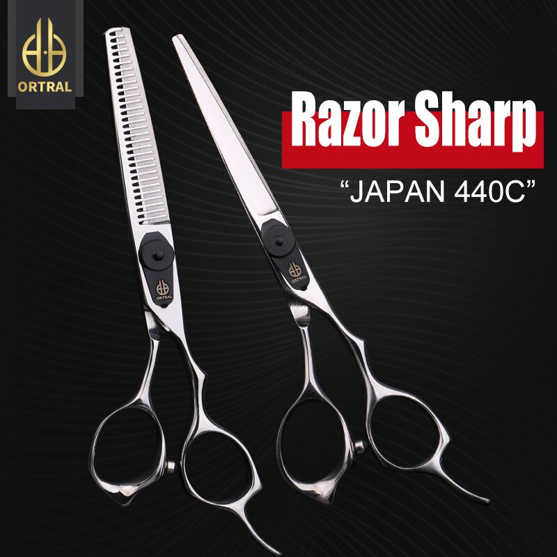 3 Kleuren Japan 440C 6 Inch Snijden Dunner Styling Tools Set Haar Schaar Professionele Kapper Schaar