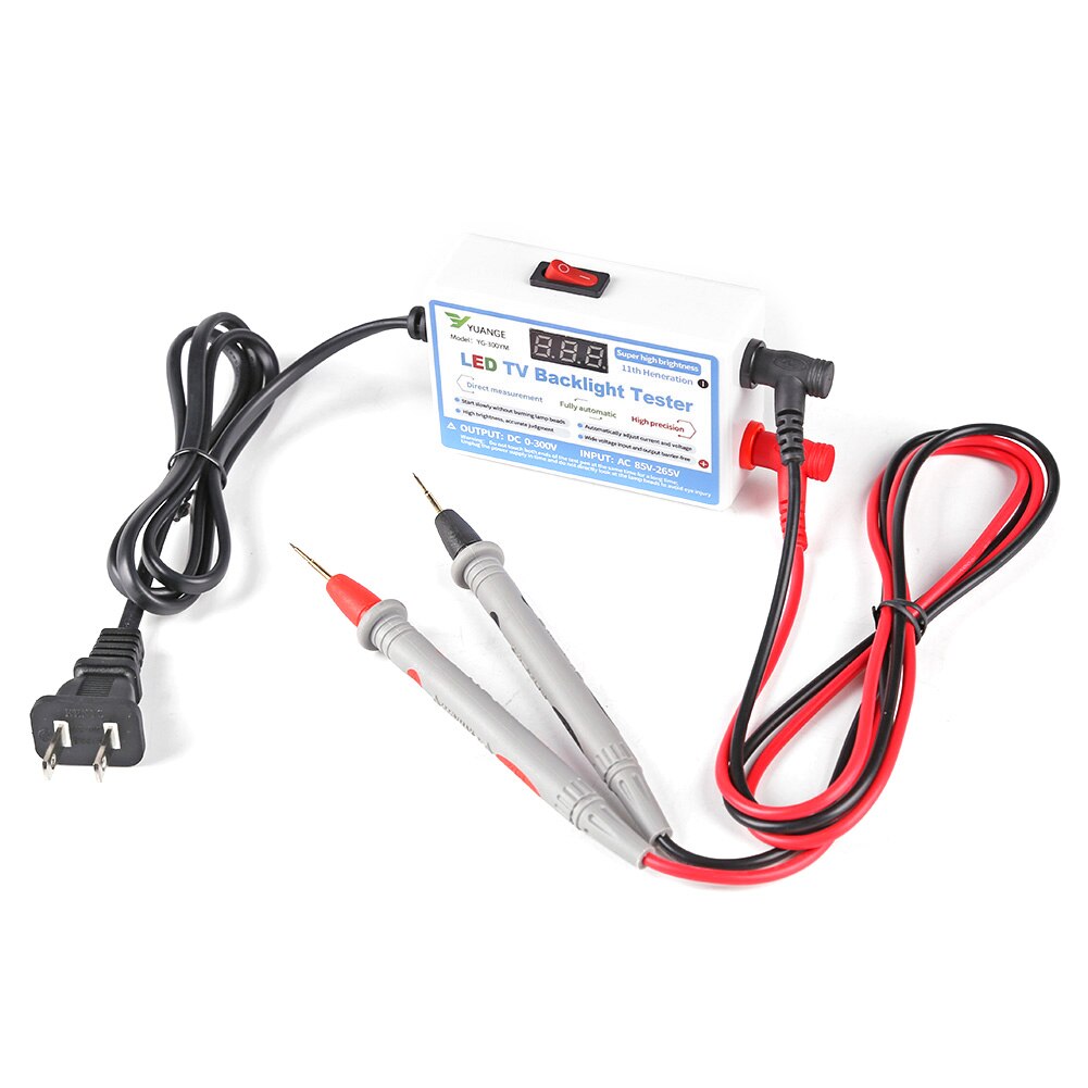 Plastic TV Backlight Tester LCD LED Lamp Strips Beads Test Tool Measurement Instruments for LED Light Bar Light Board: Gen 10 / US plug