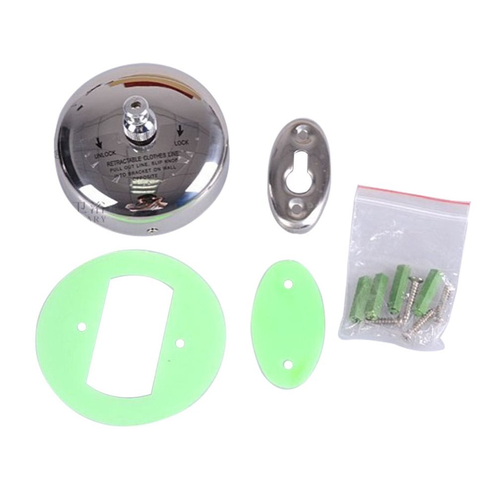 Stainless Steel Retractable Washing Line Indoor Outdoor Laundry Hanger Tumble Dryer Organizer Drying Rack Rope