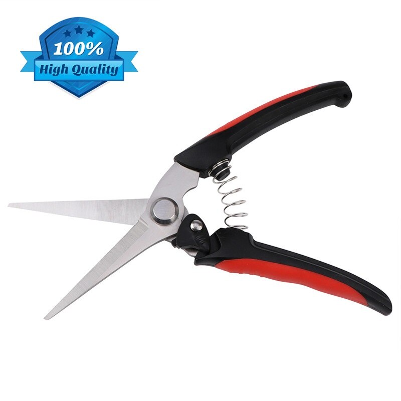 Tijera de podar de jardinería de tijera planta Trim horticultura sometido corte tijeras de poda arbusto herramienta de jardín Bypass huerto de podar: B