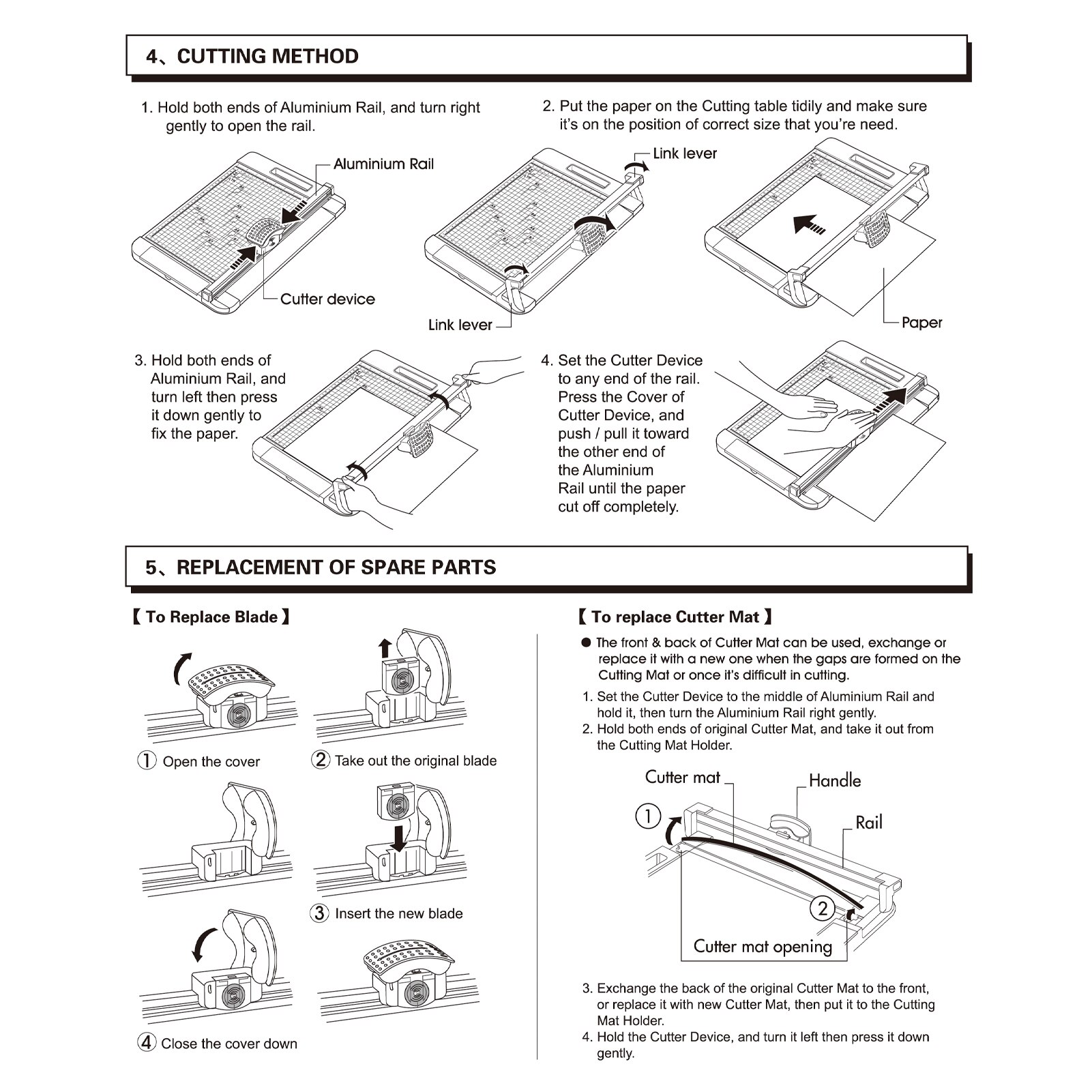 Multi-Functional 3-in-1 Paper Trimmer A4 Paper Cutter Straight Skip Wave Cutter with 12.6 Inch Cut Length for Card Laminated