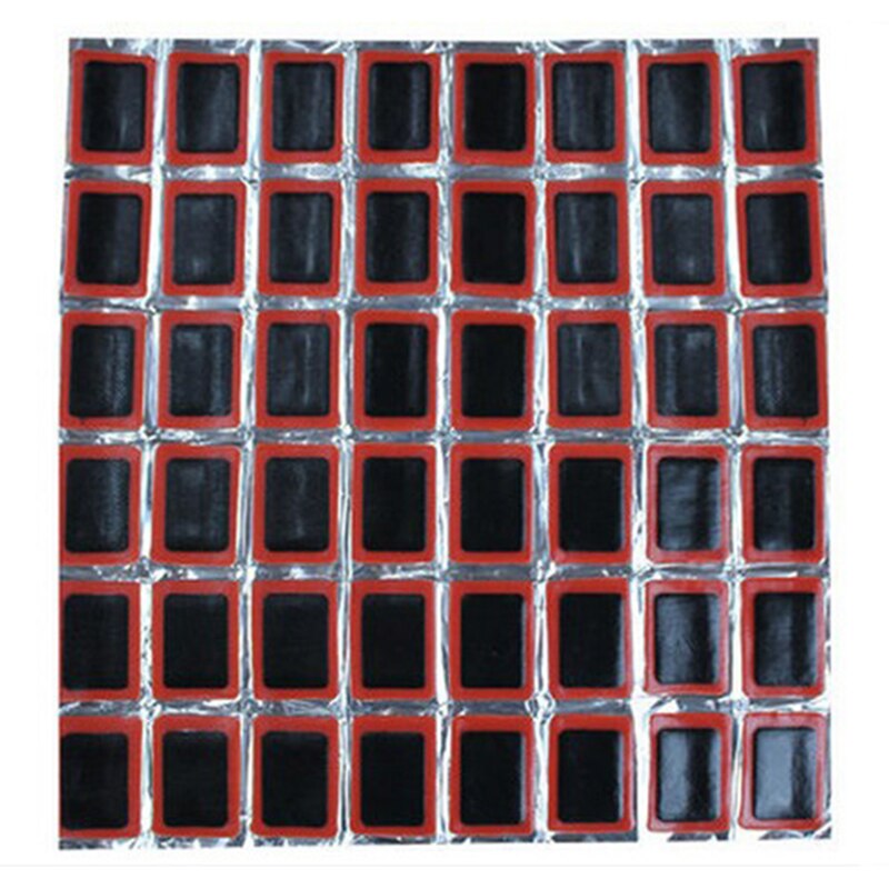 Bike Tire Repair Rubber Puncture Patch No Glue Bicycle Tyre Puncture Patches Quick Drying Cycling MTB Road Bicycle Accessories: 48PCS B