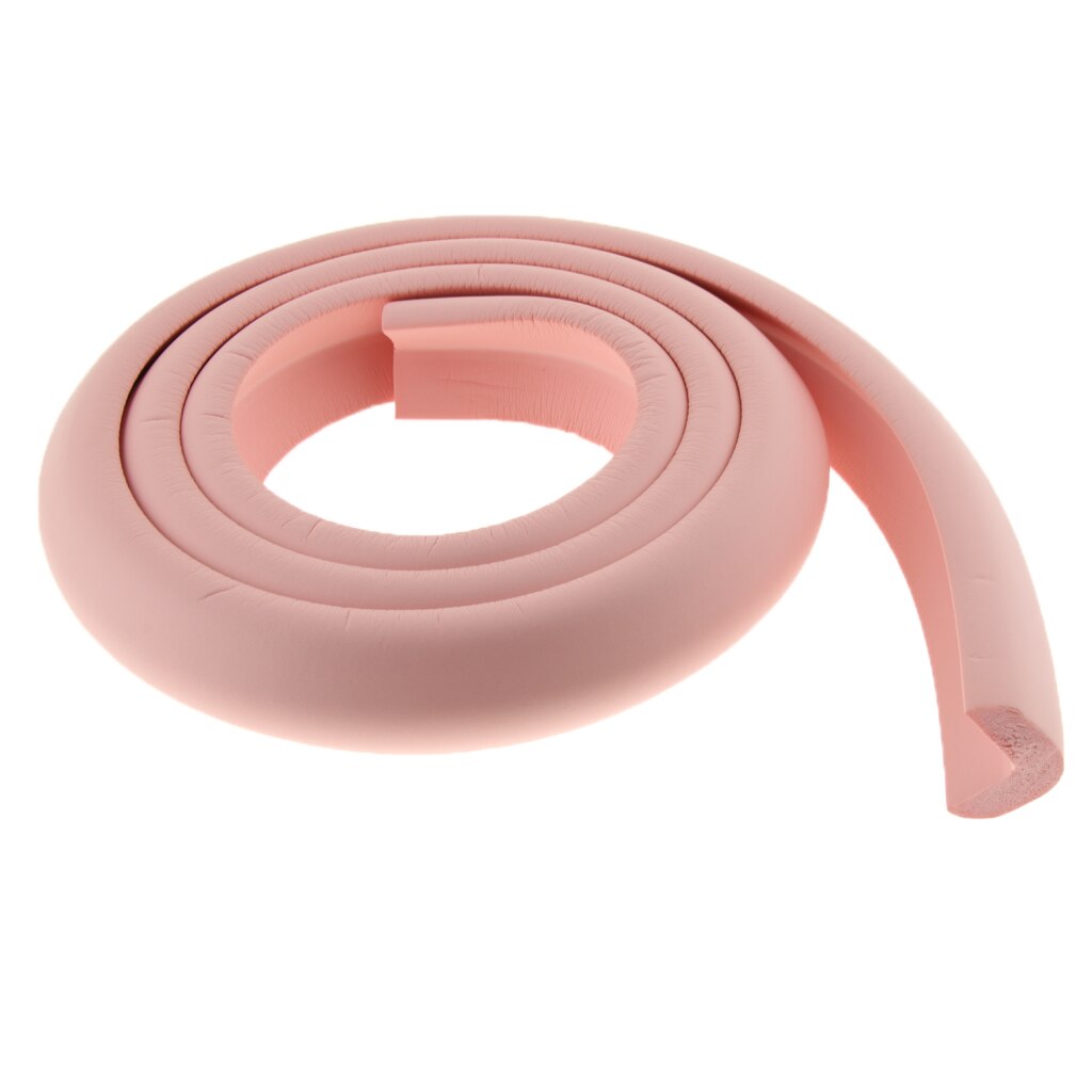 2M Zachte Rubberen Band Voor Meubelen Kast Muur Edge Guards Kinderen Baby Veiligheid Hoek Bescherming: Roze