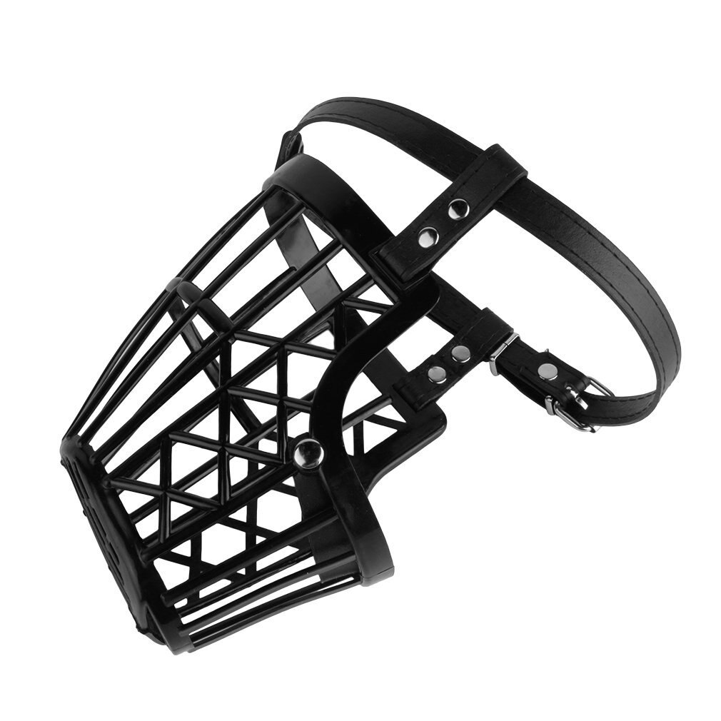 Lichtgewicht Sterke Hond Snuit Mand Anti-Bijten Anti-Barking Mond Cover Hond Verstelbare Bandjes Masker Pet Training Supplies: 6