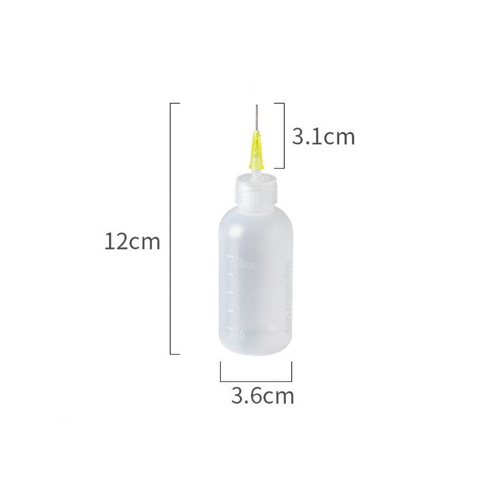 Botella de pintura de barro de cerámica de 50ml, botella de barro exprimible, multiaguja, textura DIY, esmalte para colorear de cerámica, herramienta de escultura de arcilla pintada
