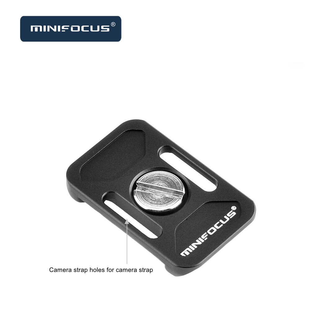 Minifocus 38mm yleiskäyttöisiä arca swiss pikalukitus mini levy kamerassa 1/4 '' hole kolmijalka pallo pidike hihnalla reikiä