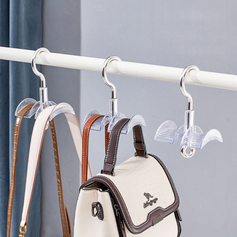 Rotierenden Aufhänger Haken Schrank Handtasche Halter Für Taschen Hängen Gürtel Schal Aufhänger Platzsparende Kleiderschrank Hängen Organizer Tasche Aufhänger