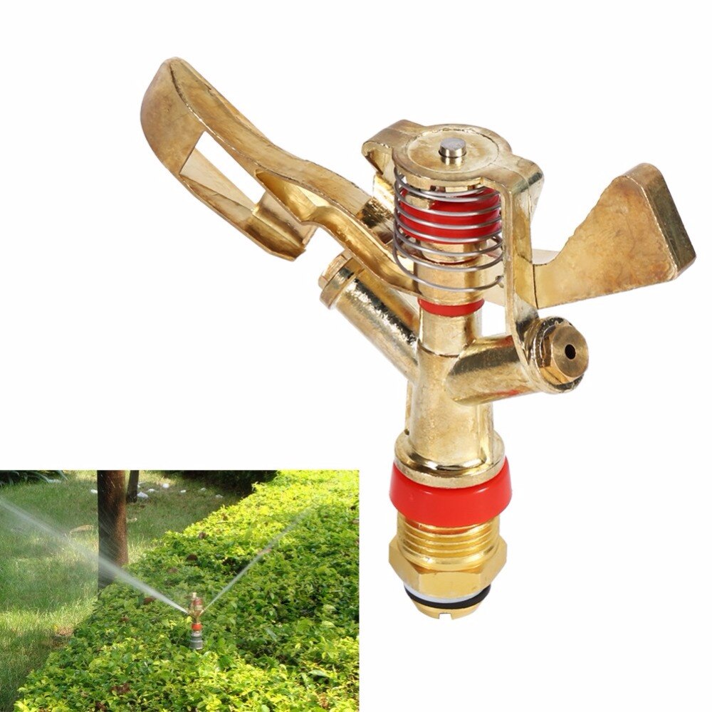 1/2 tum roterande jordbruksbevattning sprinklers trädgård mikro sprinklersystem mässing arm hona vattning sprinklerhuvud
