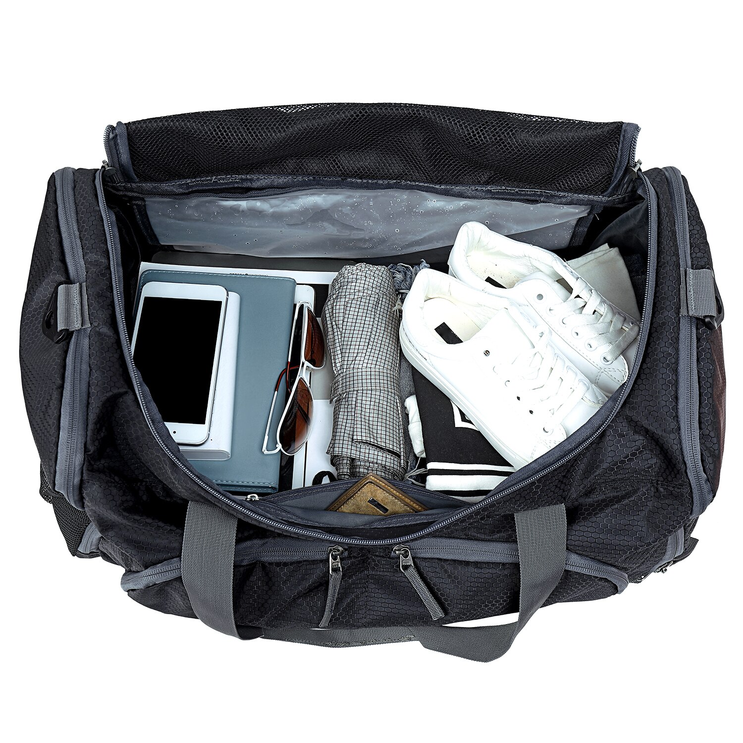 45L Sports fitness Gym Bag with Wet Pocket Shoes C... – Grandado