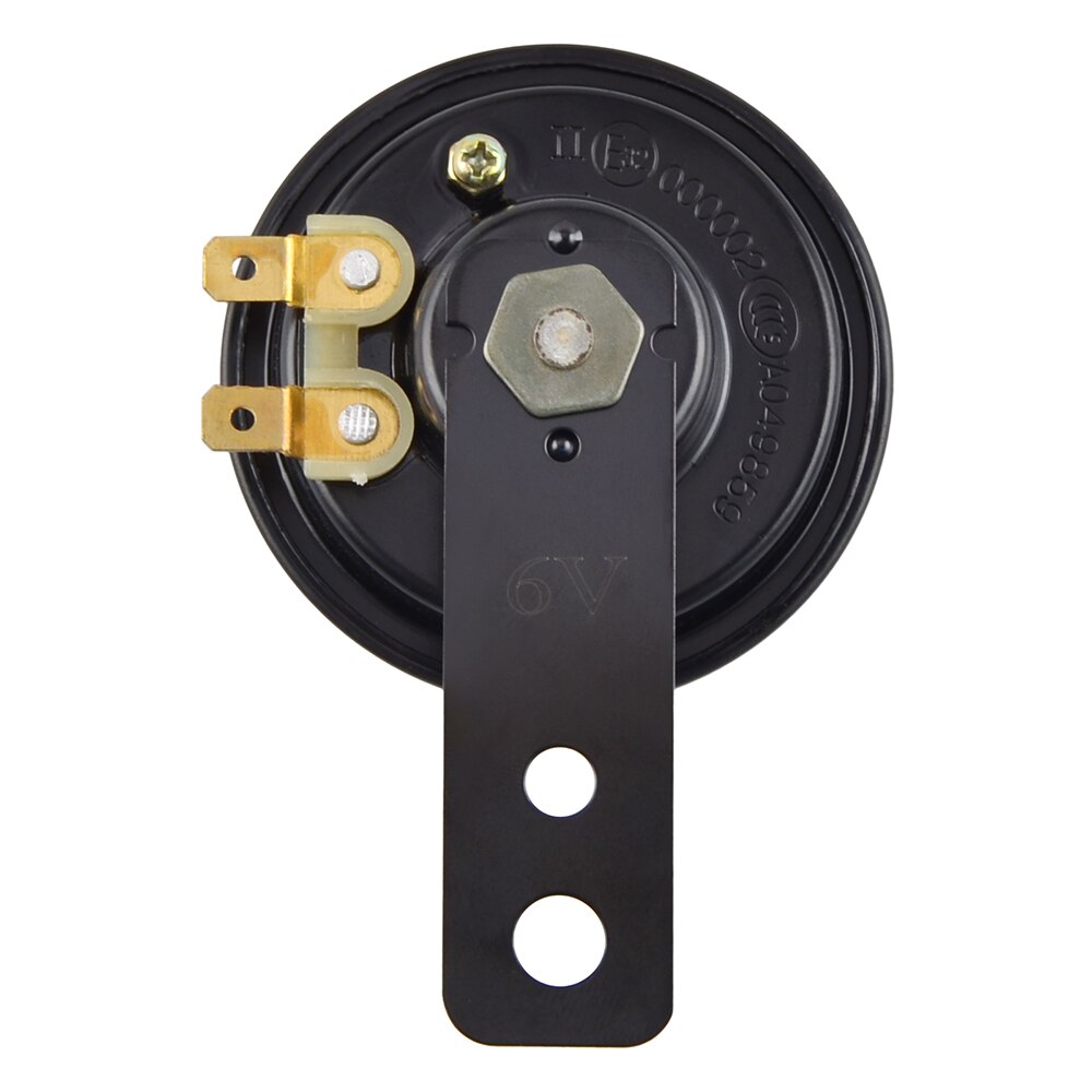 Klaxon de moto noir 65mm 6V 105db, trompette, Scooter, Pit Bike, atv, complet, 3A DC 6V 105DB