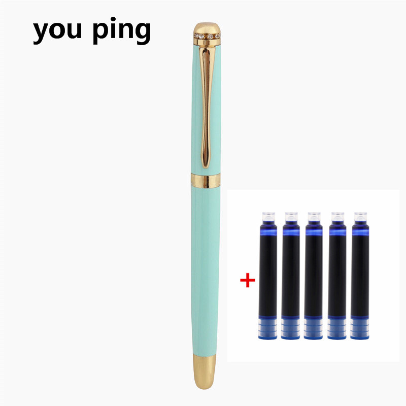 7050 Color School Office Supplies Stationery Fine Fountain Pen: black