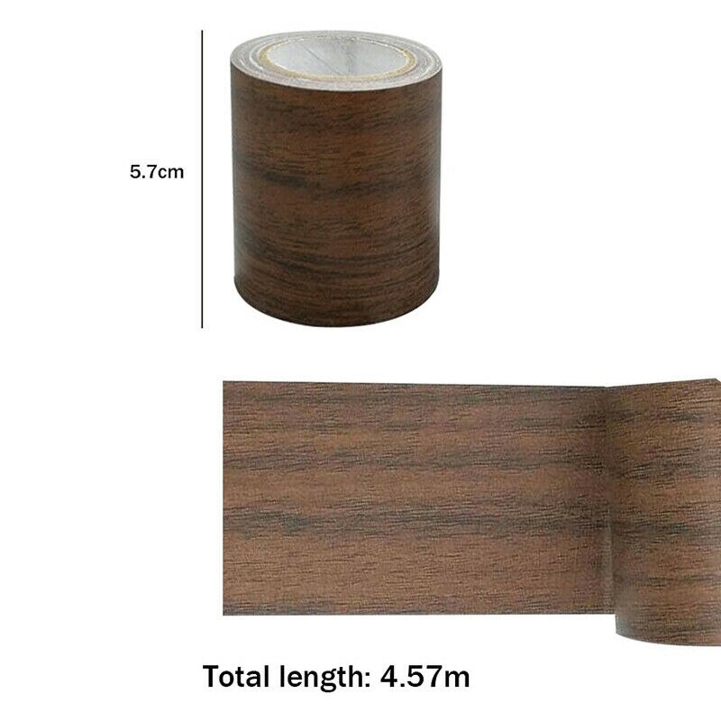 Self Adhesive Fix Patch Leather Wood Grain Tape Sofa Furniture Baseboard Repair Subsidies PU Fabric Stickers PU Leather Patches: 06 Wood Grain