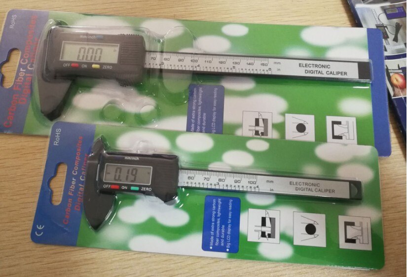 Classic Digital Vernier Caliper Electronic Slide Gauge Ruler Internal External Diameter Length Depth Measure Tool Instrument: packing model A