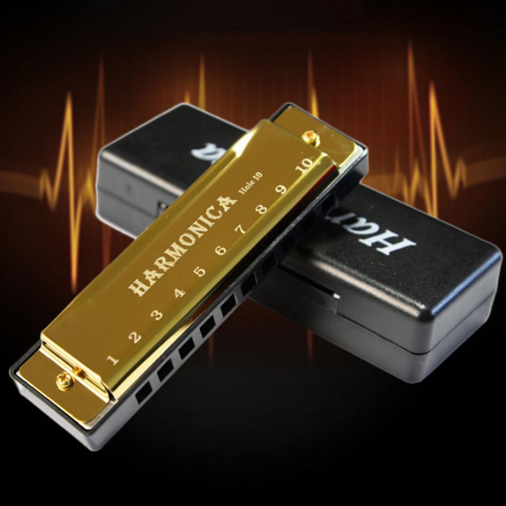 10 Holes Harmonica Musical Instrument Children Early Education Mouth Organ