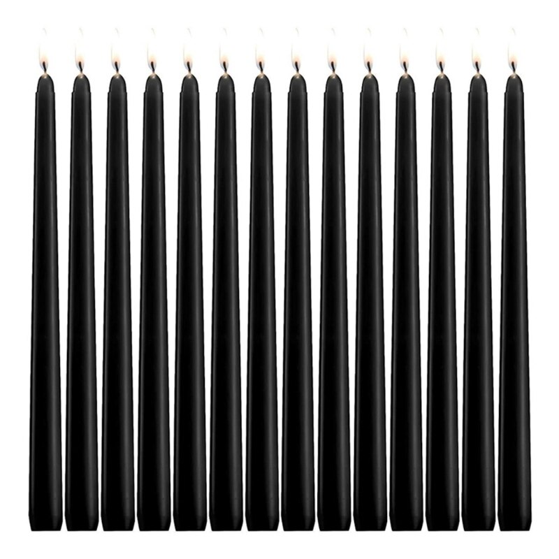 Tall Taper Candles 4 pcs Unscented Advent Taper Candle, Holidays, Church, Celebr J60C: A 14Pcs