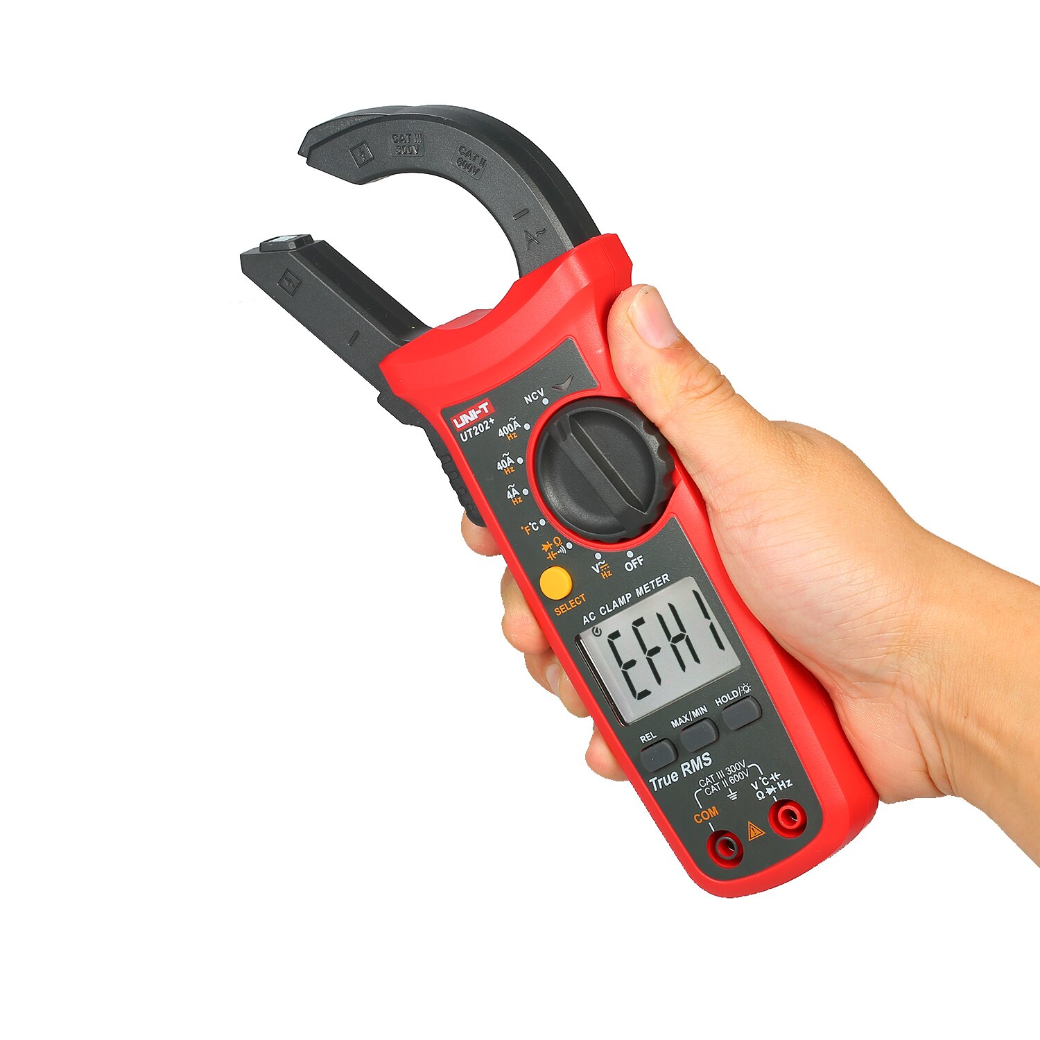 UNI-T UT202+ 4000 Counts Digital Clamp Meter True RMS Multimeter Clamp Ammeter Voltage Meter NCV Test Universal Meter Tester