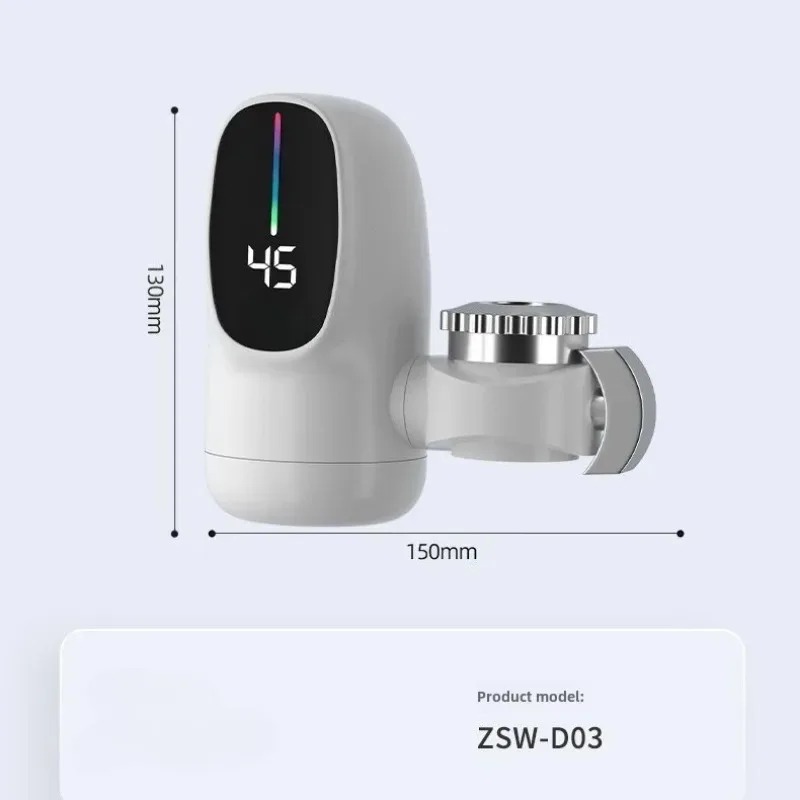 Instant Electric Water Heater Kitchen Faucet Adapter Fast Heating Digital Display Heater Water Heater For Bathroom Faucet