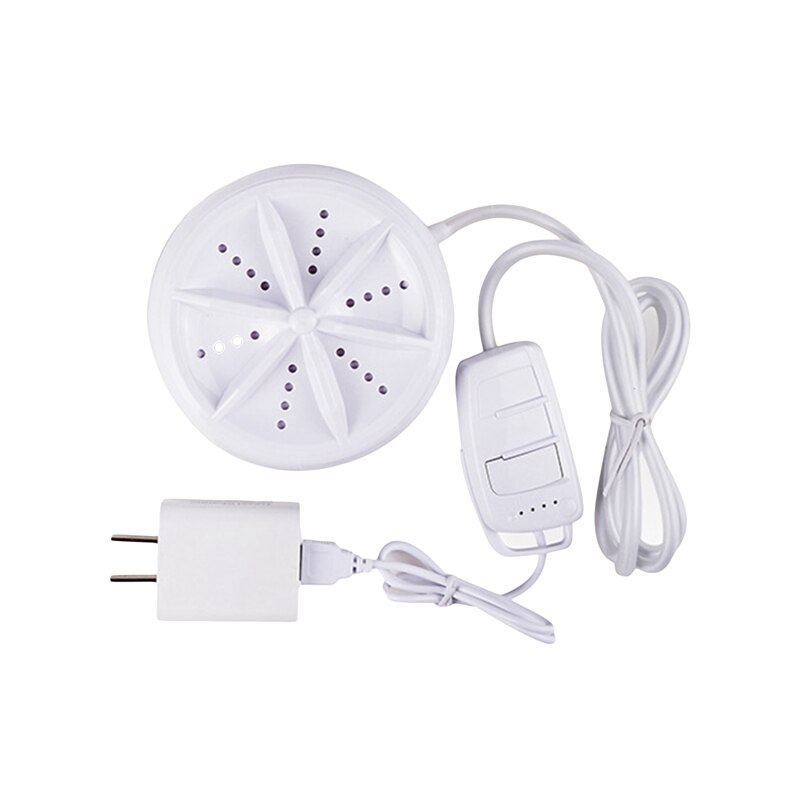 Mini Ultrasonic Washing Machine Portable Turbo Personal Rotating Washer Convenient Travel Home Business Travel USB