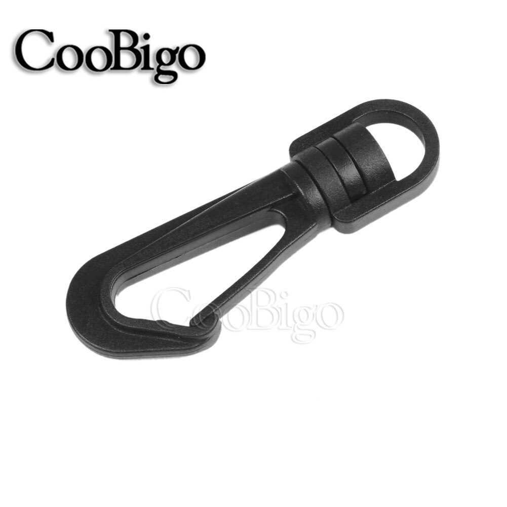 5pcs Webbing 1/2"~2" Plastic Swivel Snap Hooks Hardware Side Release Buckle Paracord Backpack Straps Bag Parts 6 Size Pick