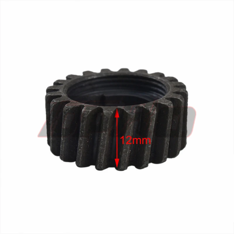 TDPRO Black 20Teeths Wheel Gears Motorized Bicycle Bike Gear Box Bevel Pinion For 49cc 60cc 66cc 80cc 2-Stroke Engine Bikes