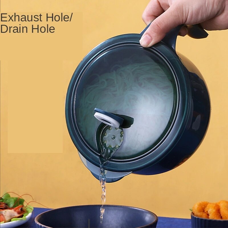 Fideo Bowl Soup Bowl con mango Bento fiambrera contenedor de almuerzo caja de almuerzo para niños Bento Box tazón de acero con tapa