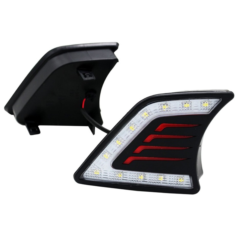 Led -päiväajovalo sumuvalo 12v auton ajovalot toyota hilux vigo: Default Title